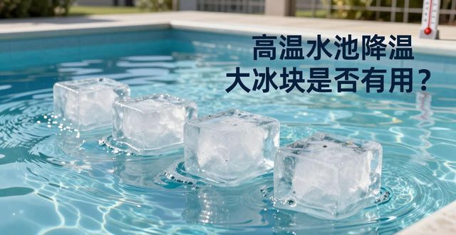 大冰块游泳池降温效果_和平高温水池降温大冰块_冰块降温实际应用分析